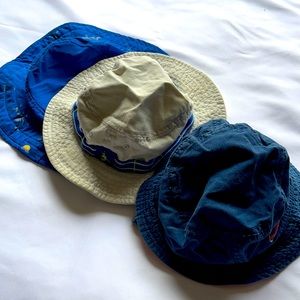 Toddler boy • 3 Piece Bucket Hat bundle • 12-24 months